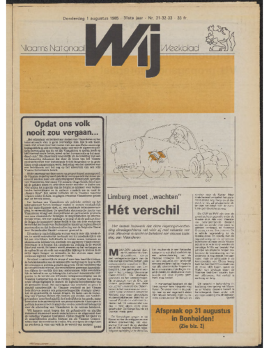 jg. 31 (1985) nr. 31-33